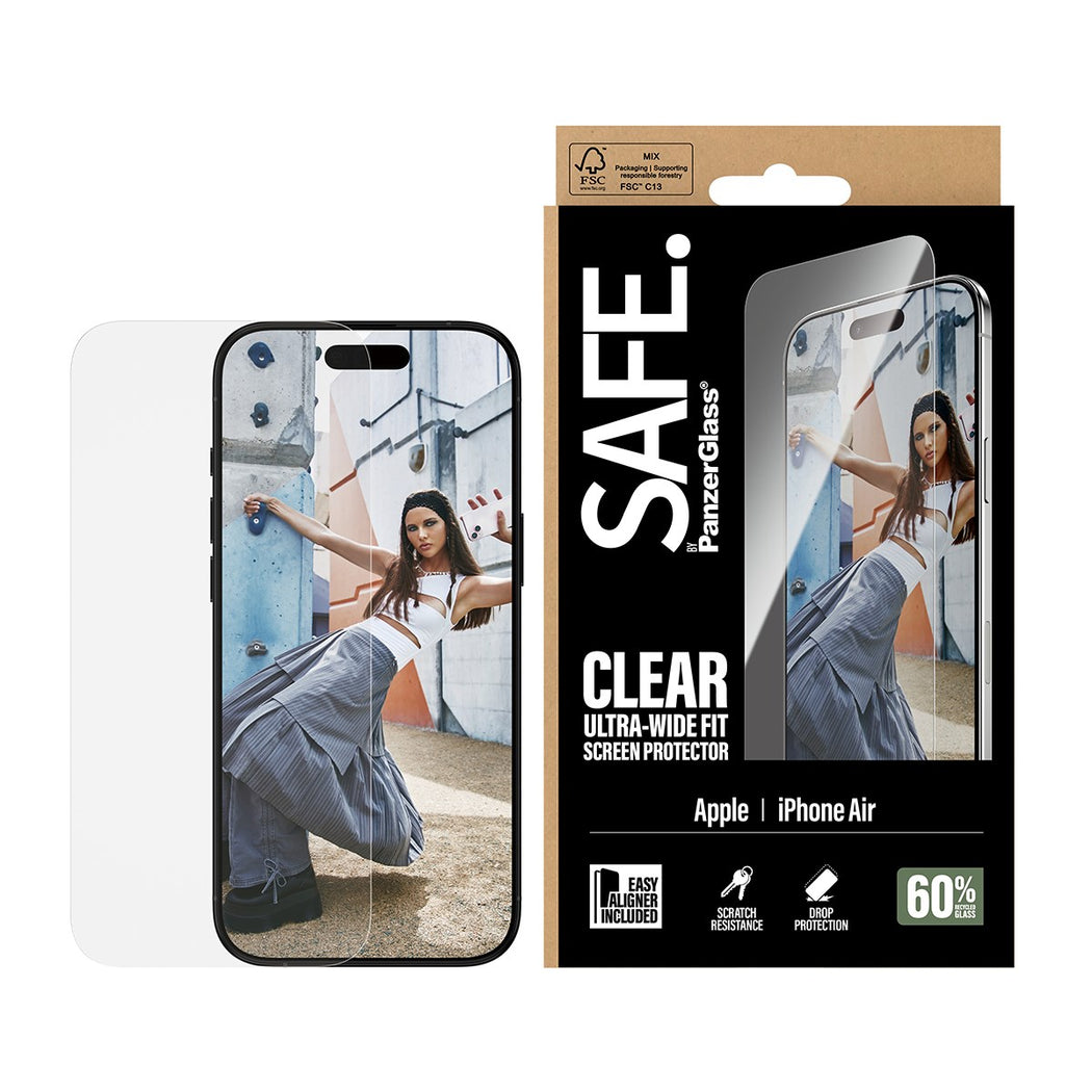 iPhone Air Displayschutz Ultra Wide Fit (with EasyAligner)
