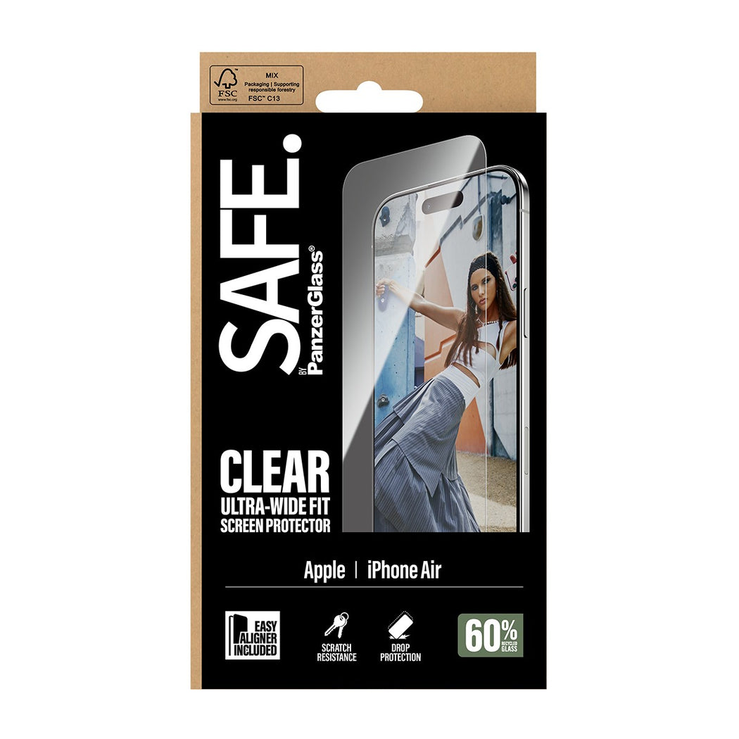 iPhone Air Displayschutz Ultra Wide Fit (with EasyAligner)