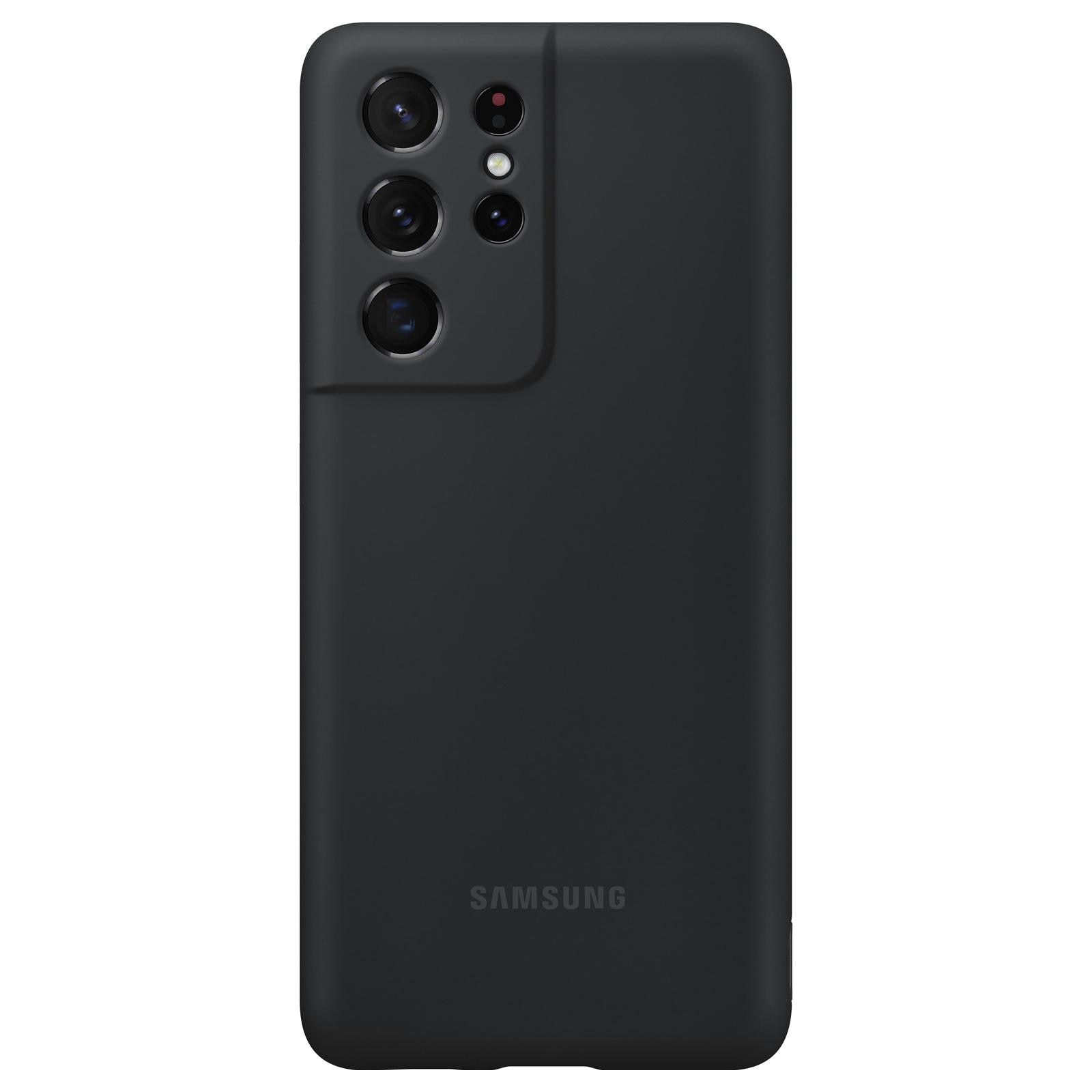 Silicone Cover Samsung Galaxy S21 Ultra Black
