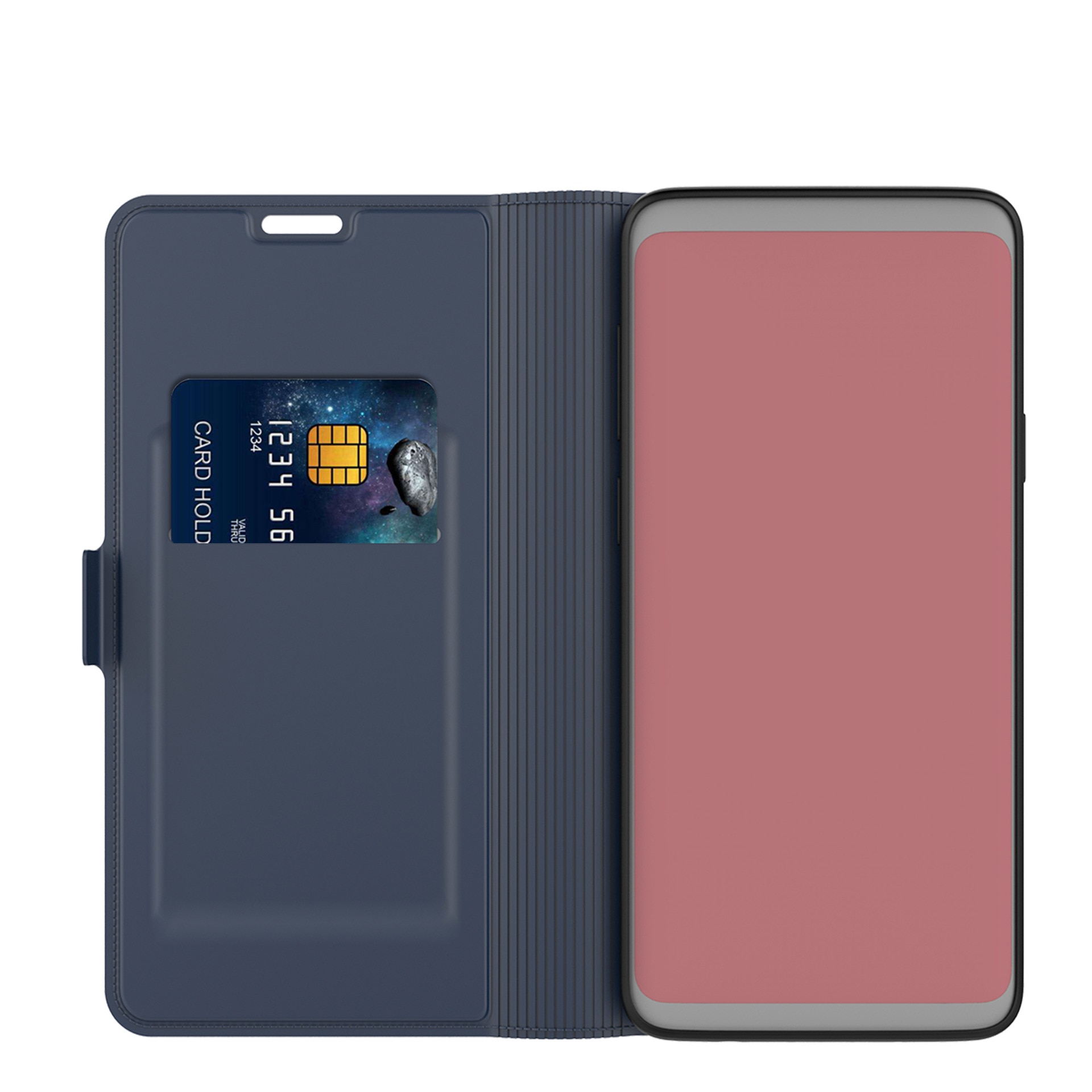 Slim Card Wallet iPhone 13 Pro Max Blau