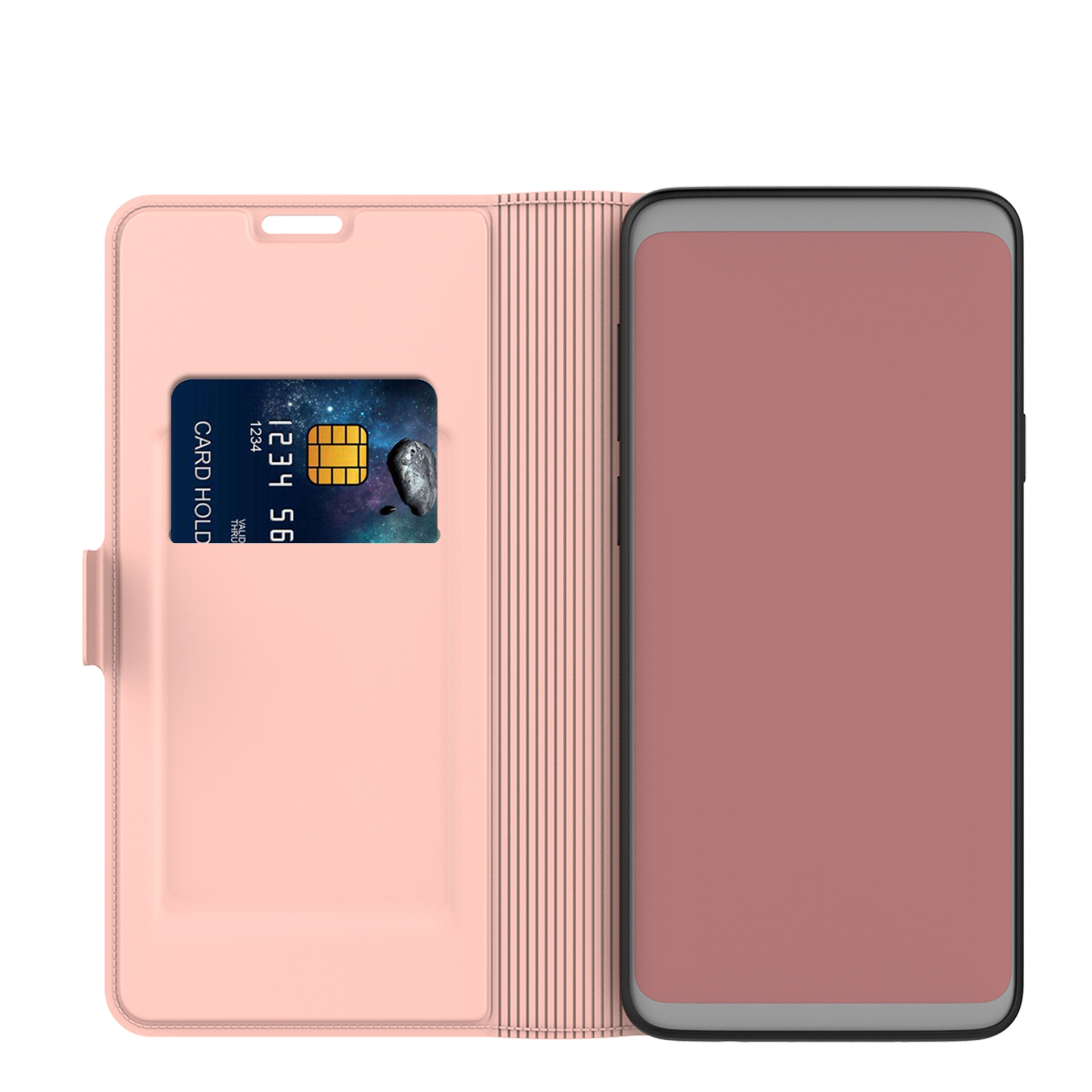 Slim Card Wallet iPhone 13 Pro Max Rosa