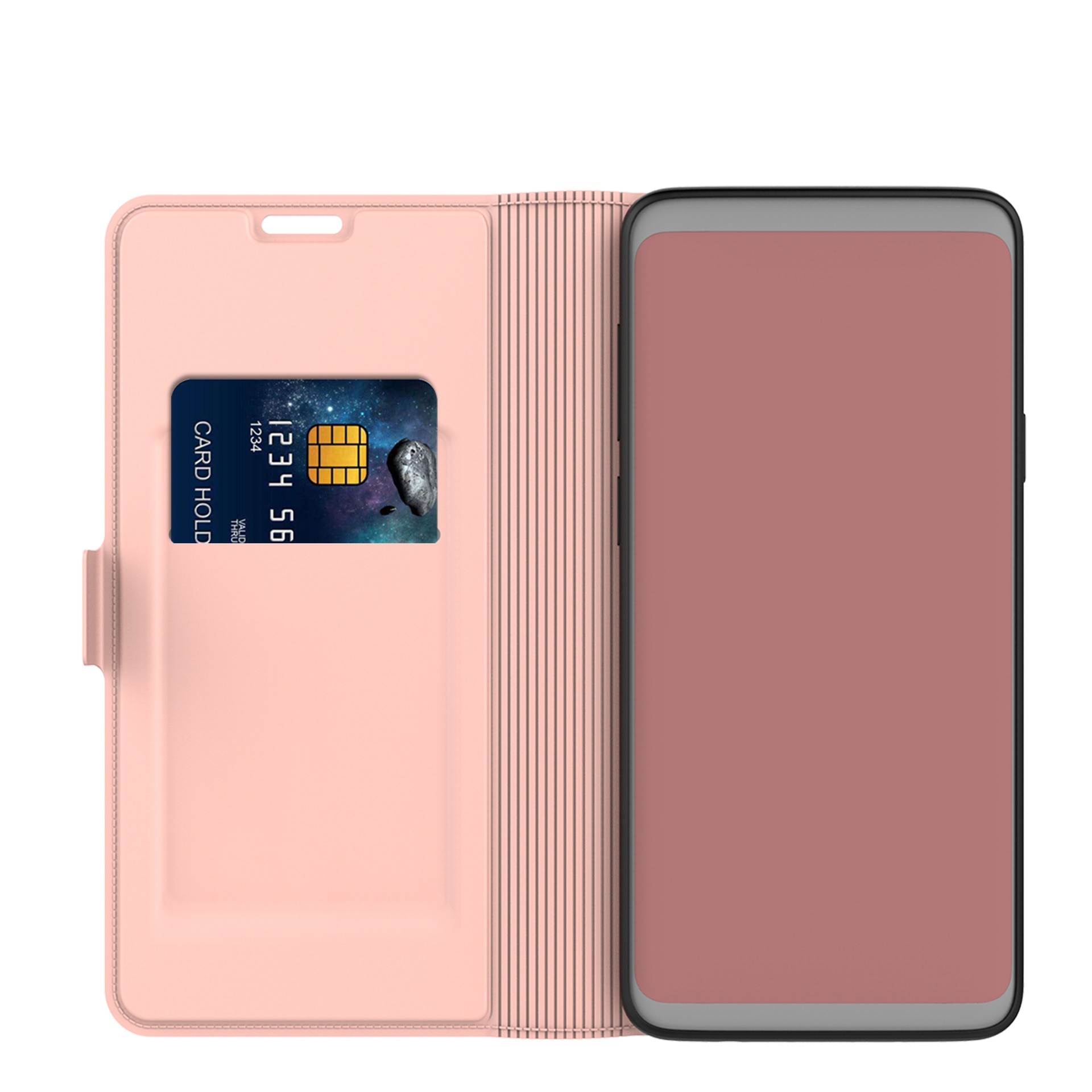 Slim Card Wallet Huawei P30 roségold