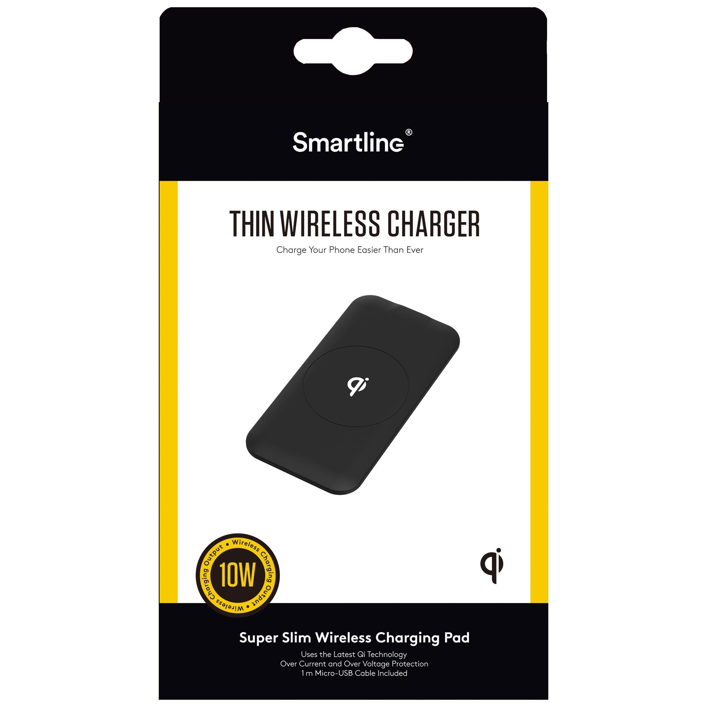 10W Wireless Qi Charger Schwarz