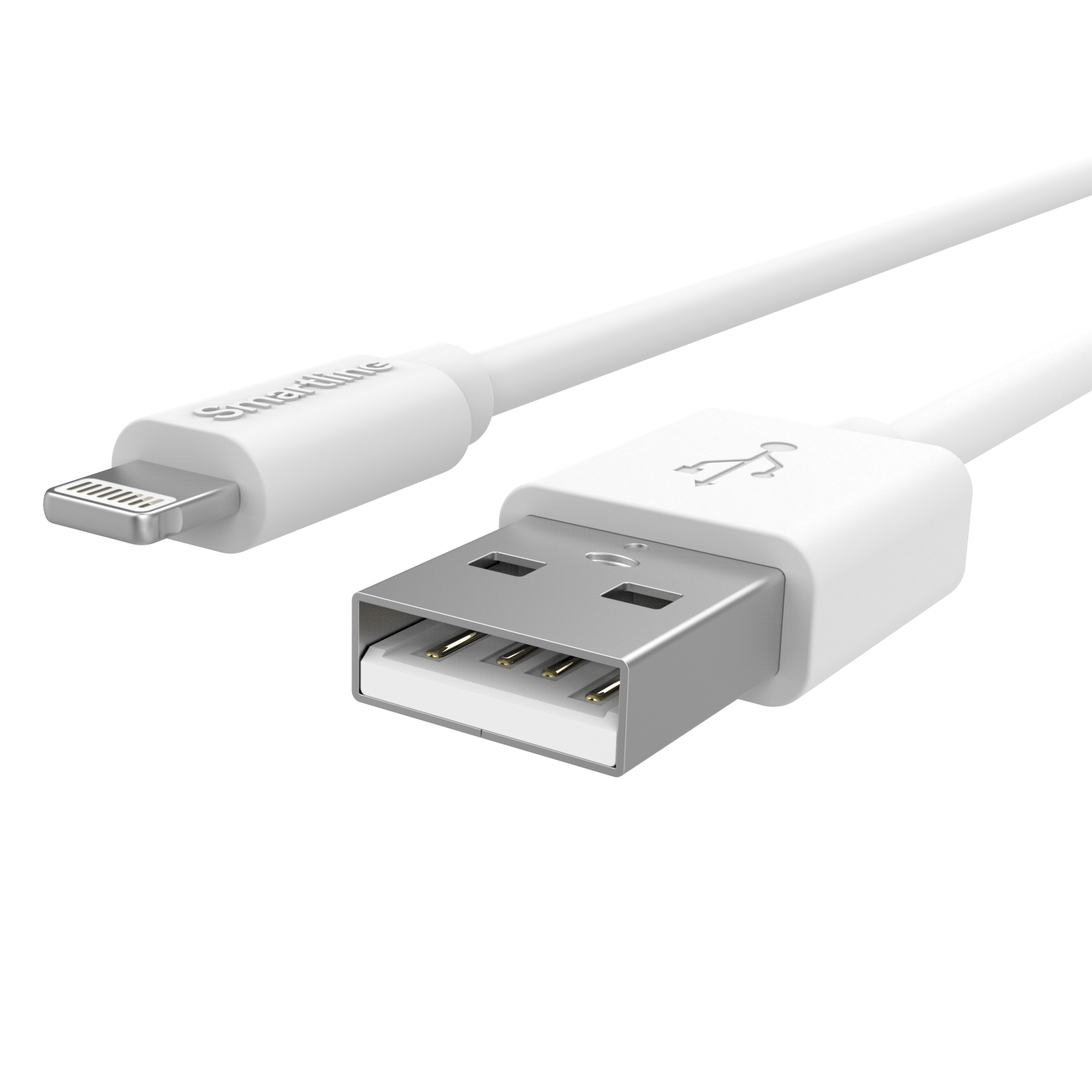 USB-kabel Lightning 1m Weiß