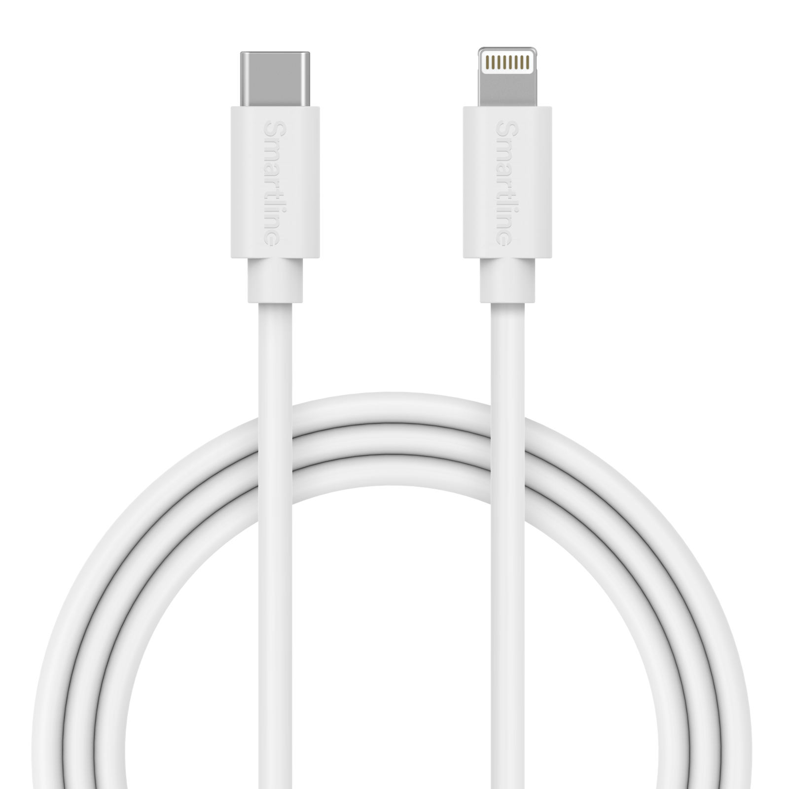 Zwei-in-eins-Ladegerät für iPhone 7 - 2m-Kabel und Wandladegerät - Smartline