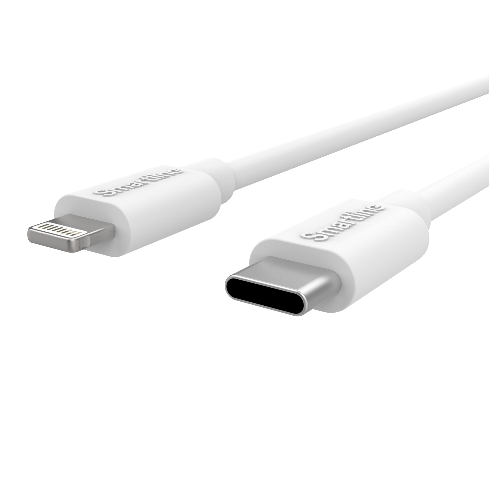 Zwei-in-eins-Ladegerät für iPhone 12/12 Pro - 2m-Kabel und Wandladegerät - Smartline