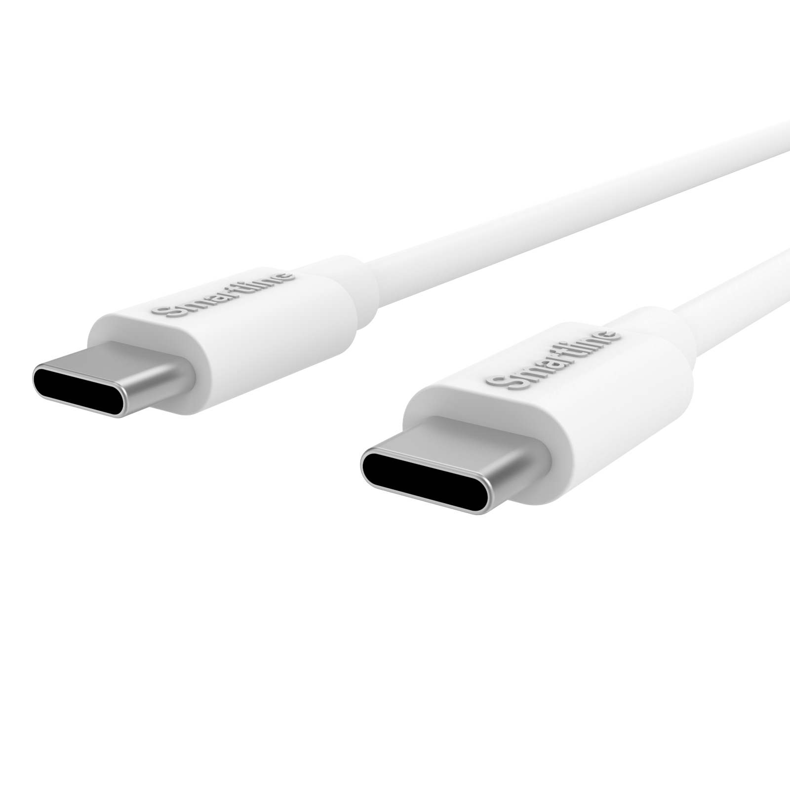 Zwei-in-eins Auto-Ladegerät - 1m-USB-C-Kabel und USB-C-Ladegerät - Smartline