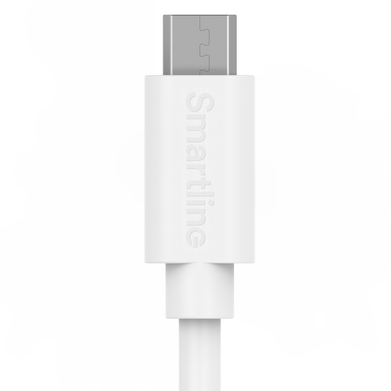 USB-kabel MicroUSB 2m Weiß