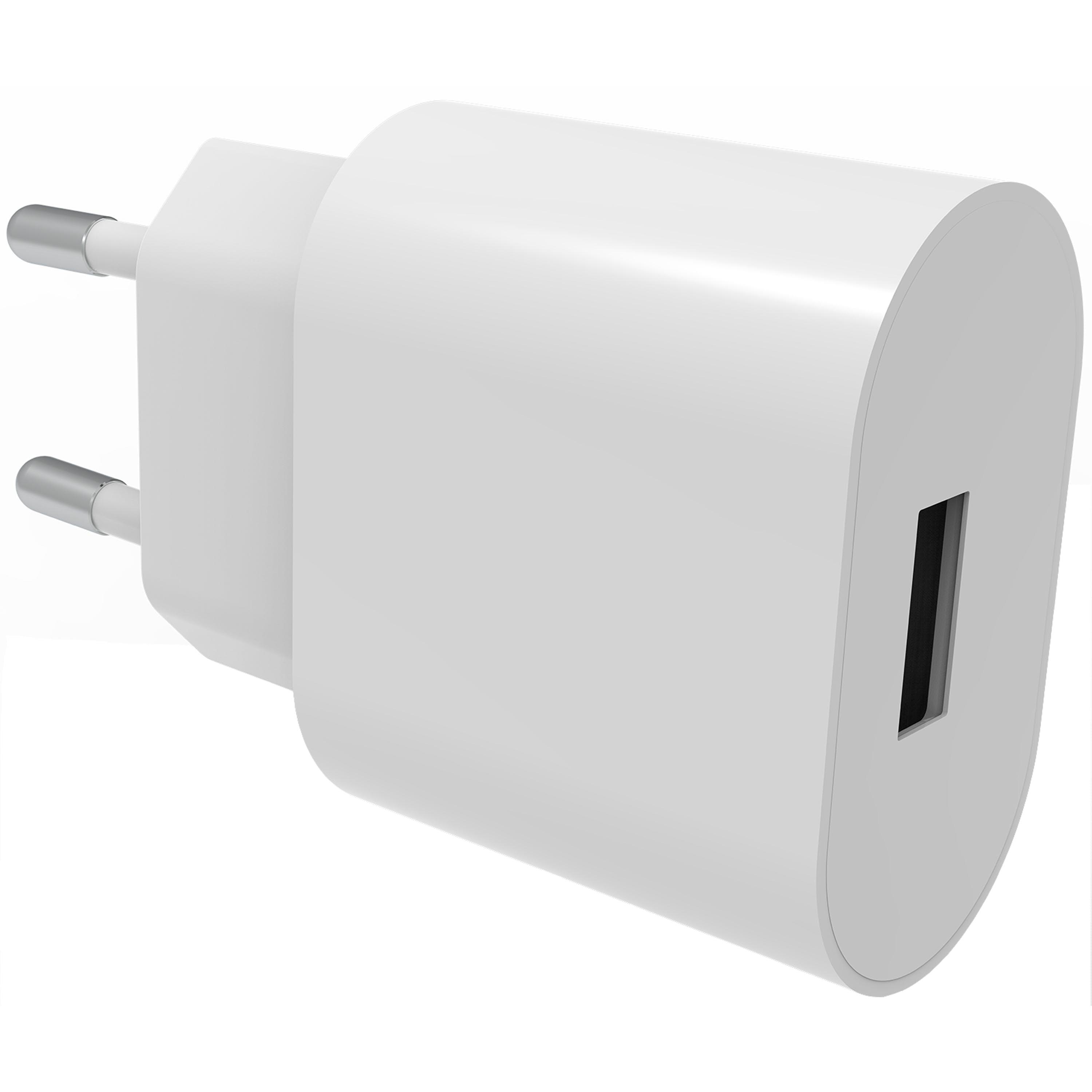 Wand-Ladegerät USB 2.4A Weiß