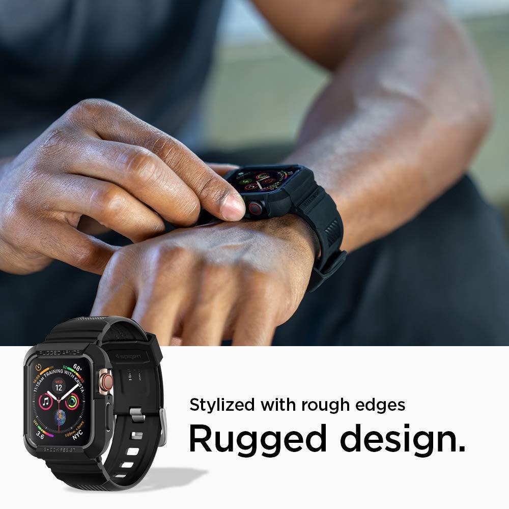 Rugged Armor Pro Apple Watch SE 44mm  Black