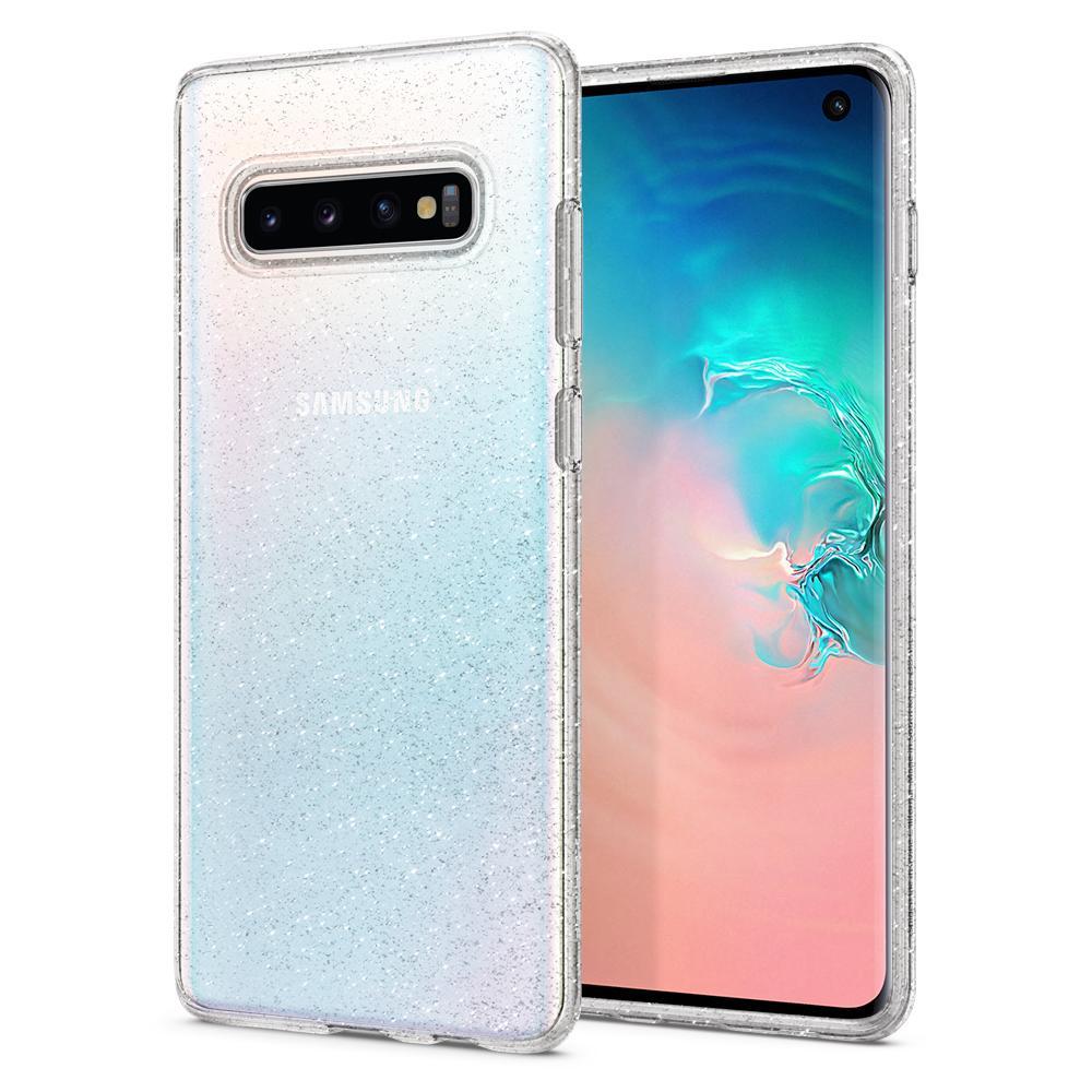 Case Liquid Crystal Samsung Galaxy S10 Clear