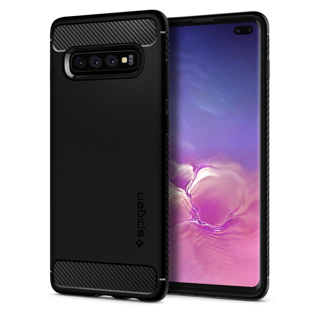 Case Rugged Armor Samsung Galaxy S10 Plus Black