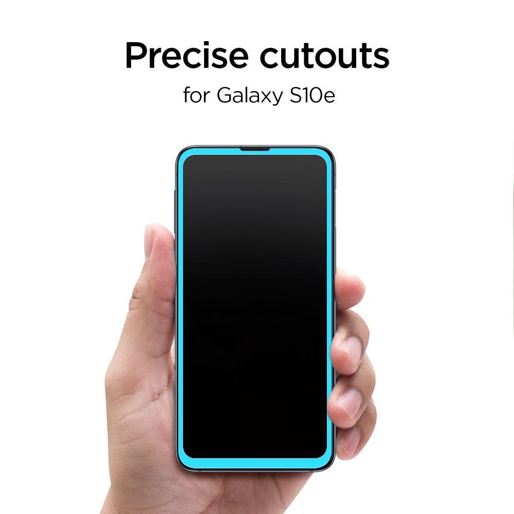 Screen Protector GLAS.tR SLIM HD Samsung Galaxy S10e Schwarz