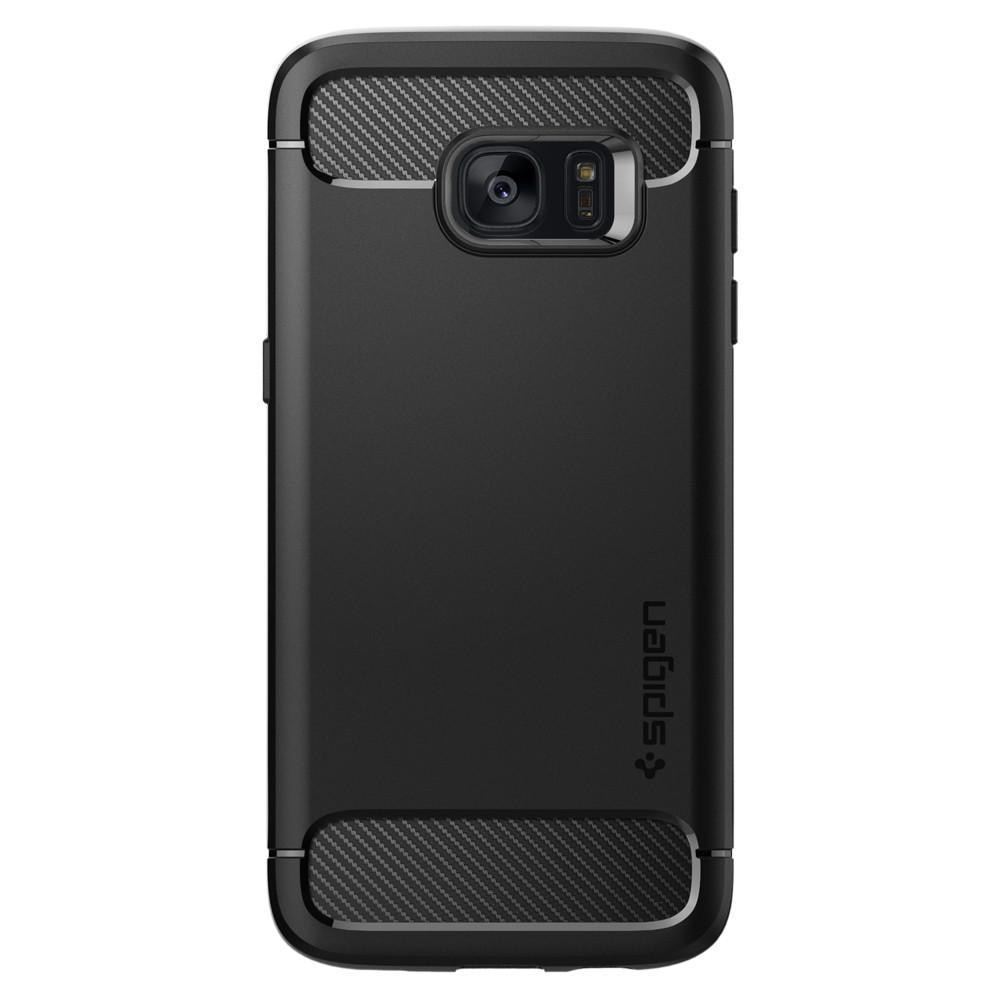 Rugged Armor Case Samsung Galaxy S7 Edge Black
