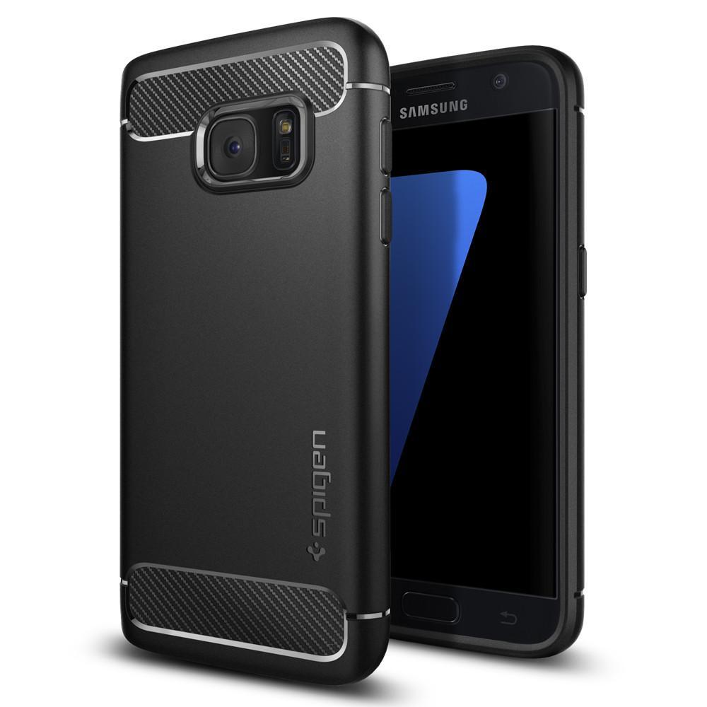 Rugged Armor Case Samsung Galaxy S7 Black
