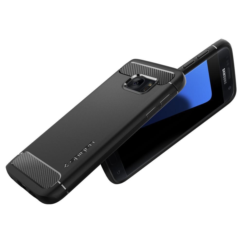 Rugged Armor Case Samsung Galaxy S7 Black