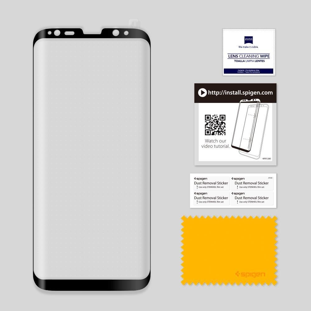 Screen Protector GLAS.tR Full Cover Glass Samsung Galaxy S8 Schwarz