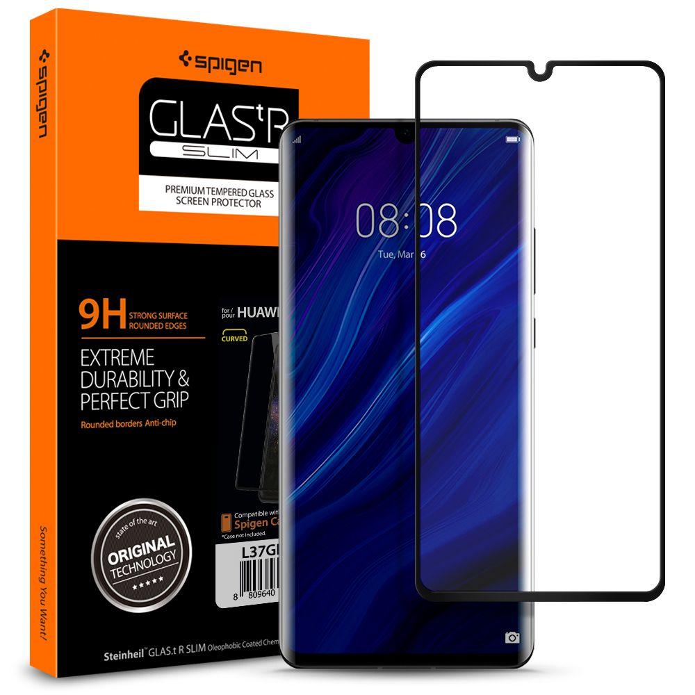 Screen Protector GLAS.tR SLIM Huawei P30 Pro Schwarz