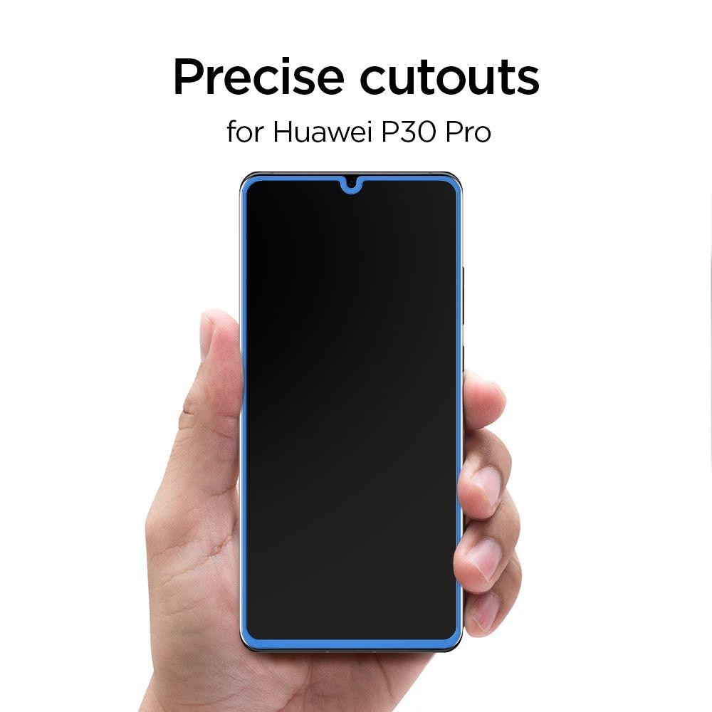 Screen Protector GLAS.tR SLIM Huawei P30 Pro Schwarz