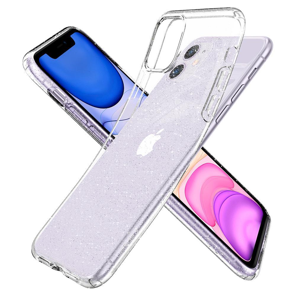 Case Liquid Crystal iPhone 11 Glitter Crystal