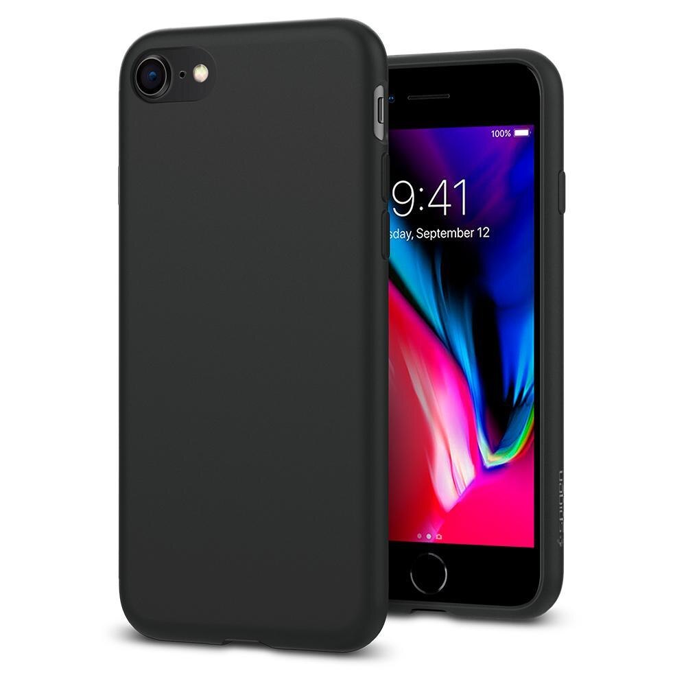 Case Liquid Crystal iPhone 7/8/SE Matte Black