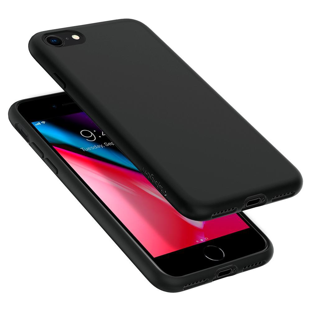 Case Liquid Crystal iPhone 7/8/SE Matte Black