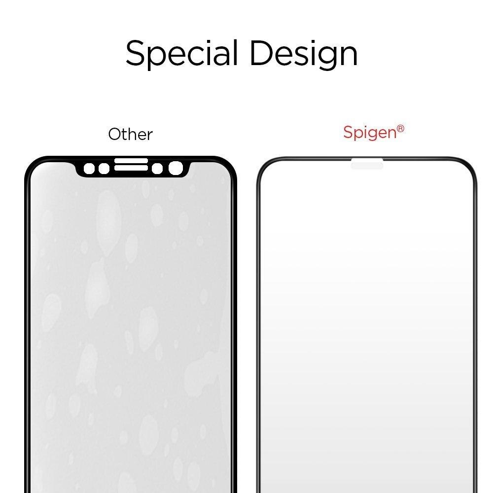 Screen Protector GLAS.tR SLIM HD iPhone X/XS Schwarz