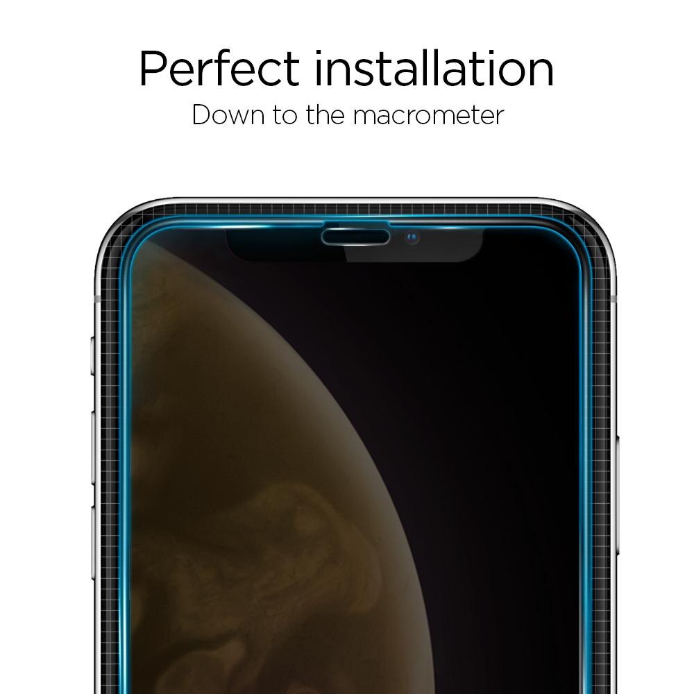 Screen Protector GLAS.tR SLIM HD iPhone 11/XR Schwarz