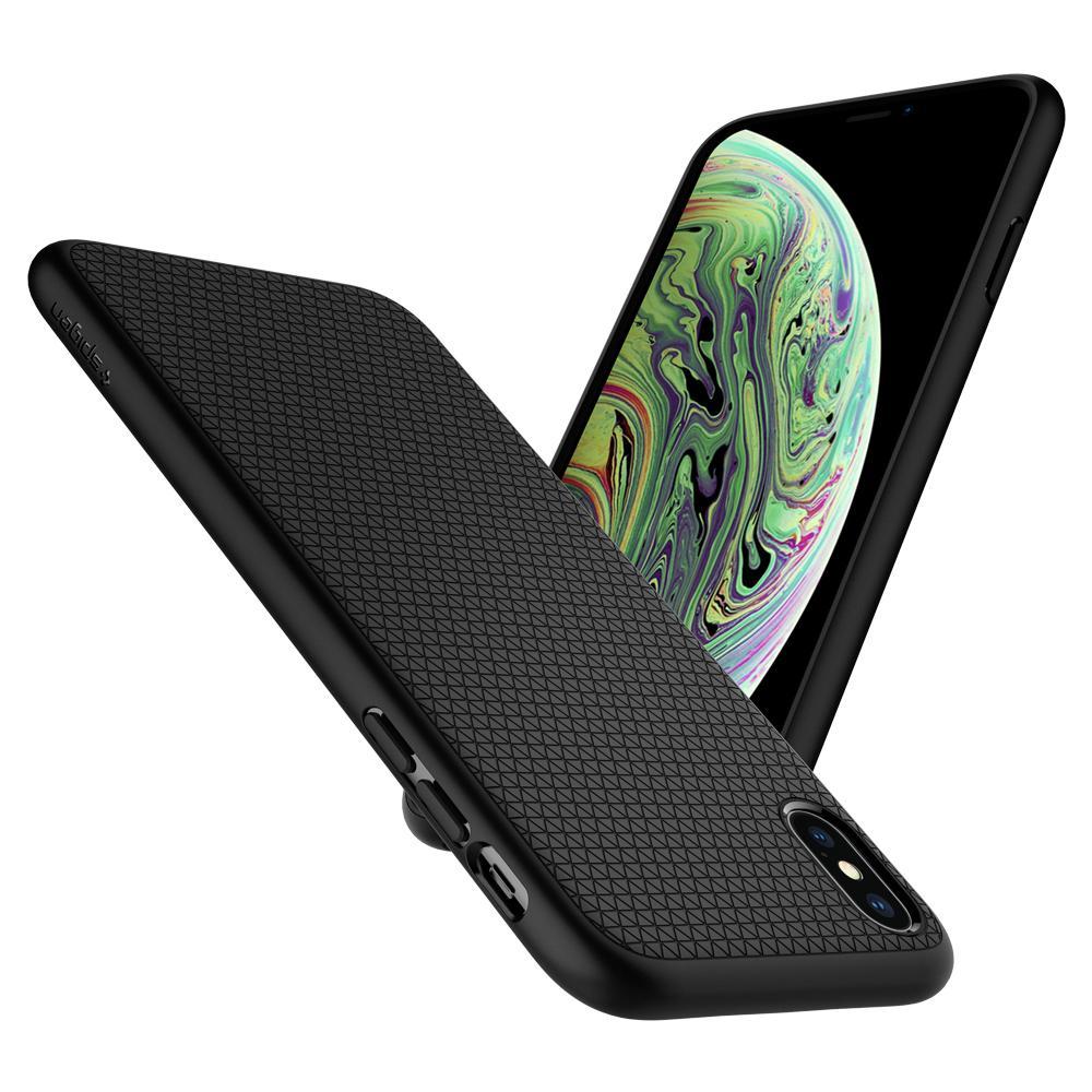 Case Liquid Air iPhone X/XS Black