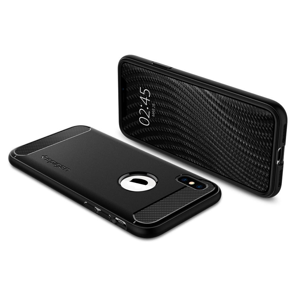 Rugged Armor Case iPhone X/XS Black