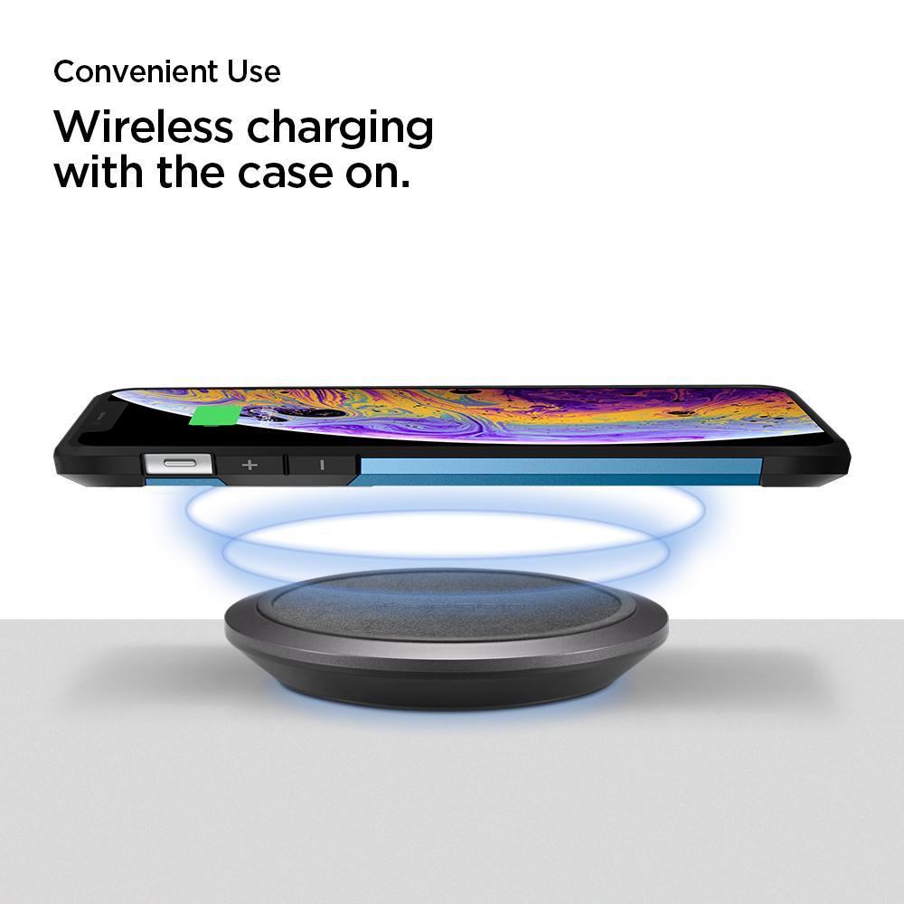 F308W Fast Wireless Qi Charger Schwarz