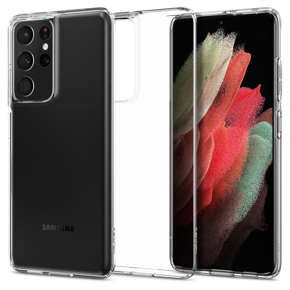 Case Liquid Crystal Samsung Galaxy S21 Ultra Clear