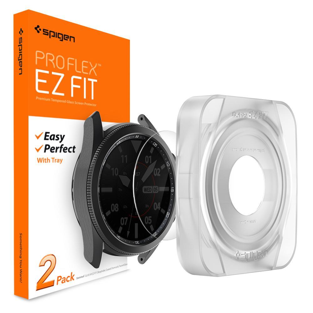 Screen Protector EZ Fit GLAS.tR (2 Stück) Samsung Galaxy Watch 3 45mm