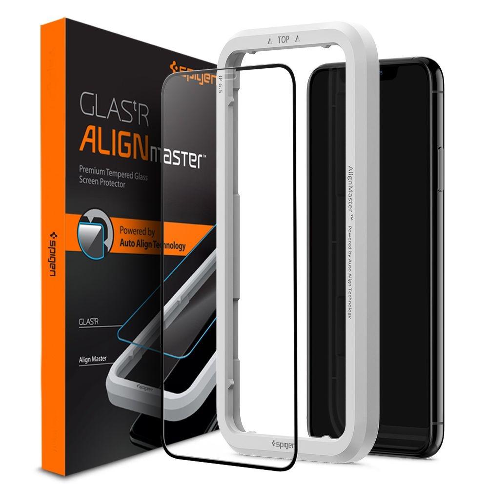 AlignMaster GLAS.tR Full Cover iPhone XR Schwarz