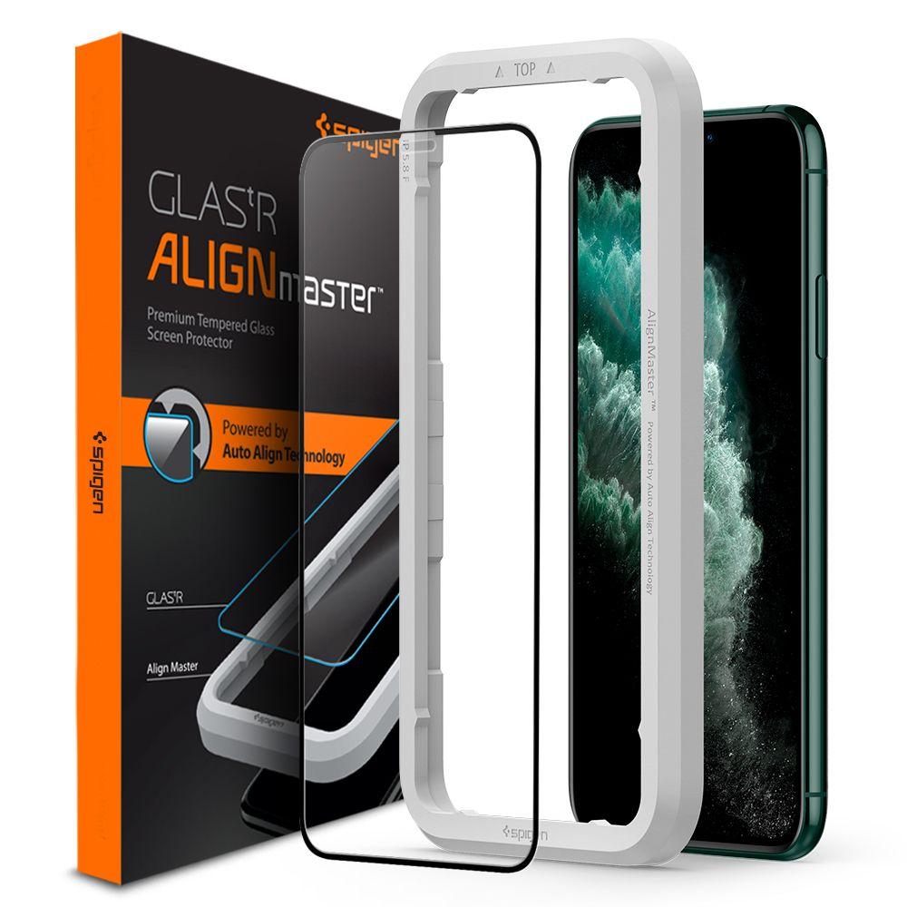 AlignMaster GLAS.tR Full Cover iPhone Xs Max Schwarz