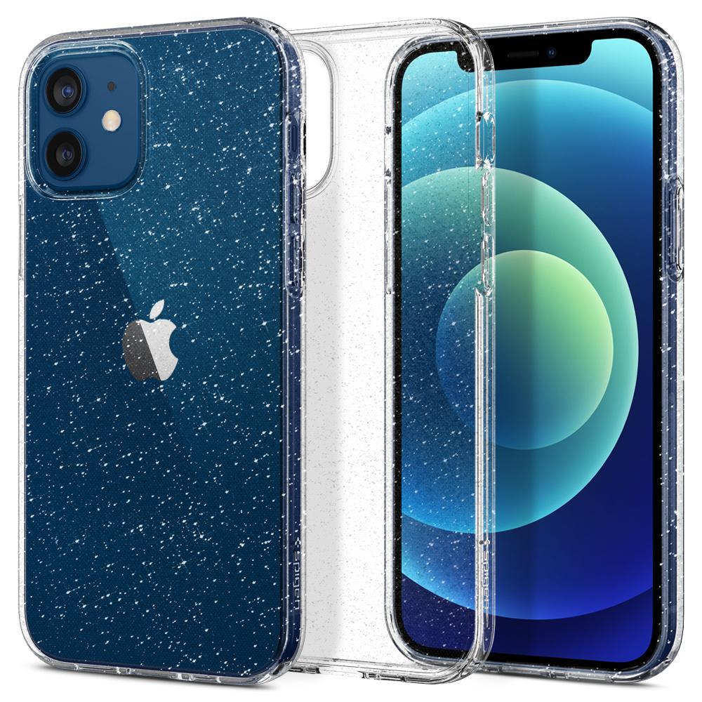 Case Liquid Crystal iPhone 12/12 Pro Glitter Crystal