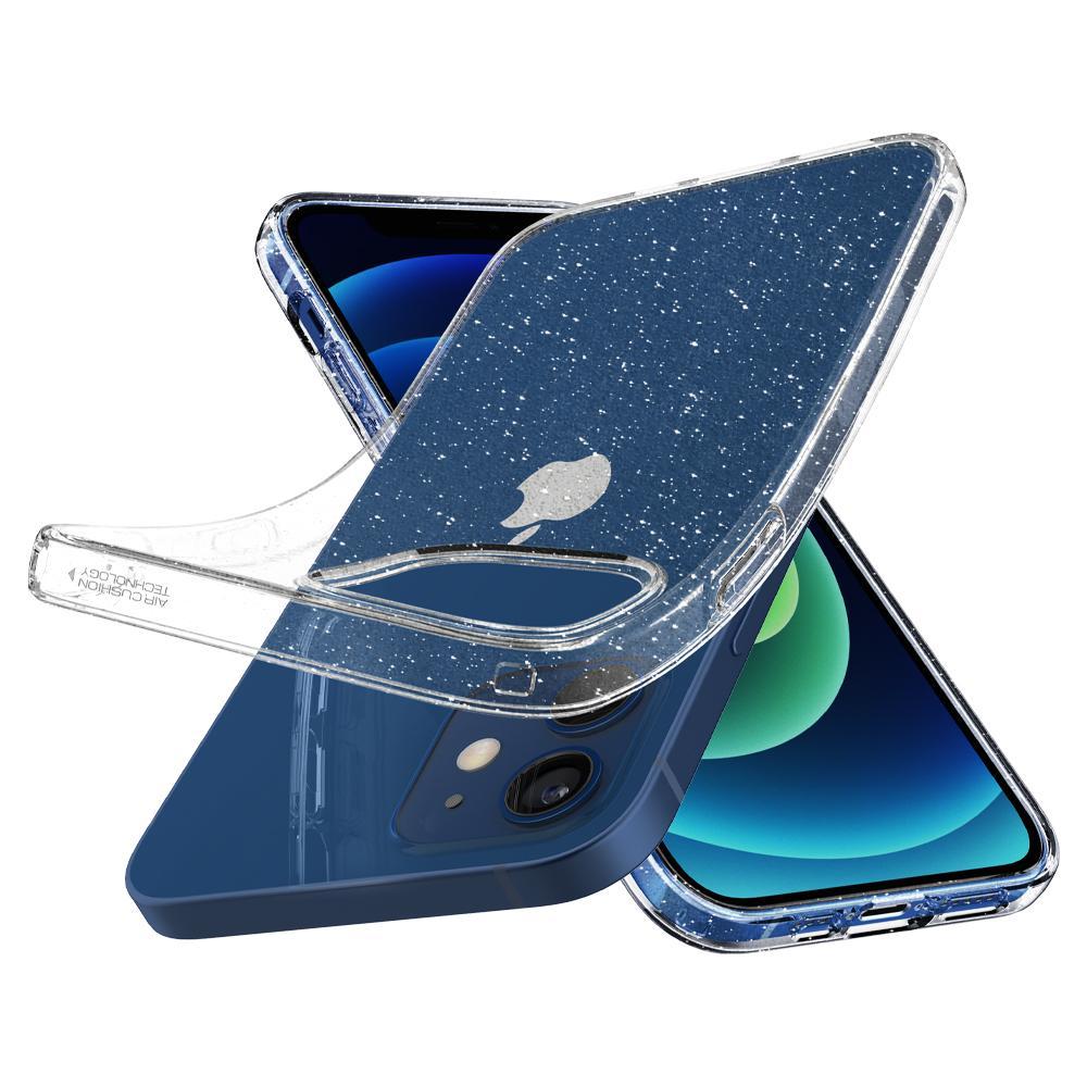 Case Liquid Crystal iPhone 12/12 Pro Glitter Crystal