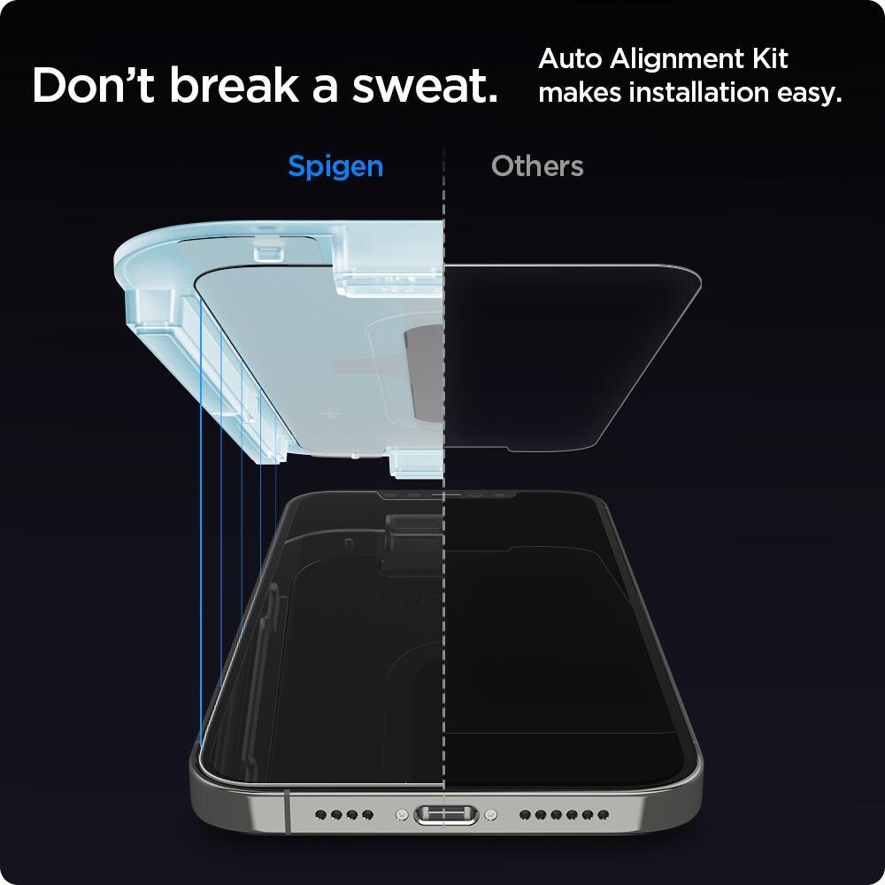 Screen Protector GLAS.tR EZ Fit (2 Stück) iPhone 12/12 Pro