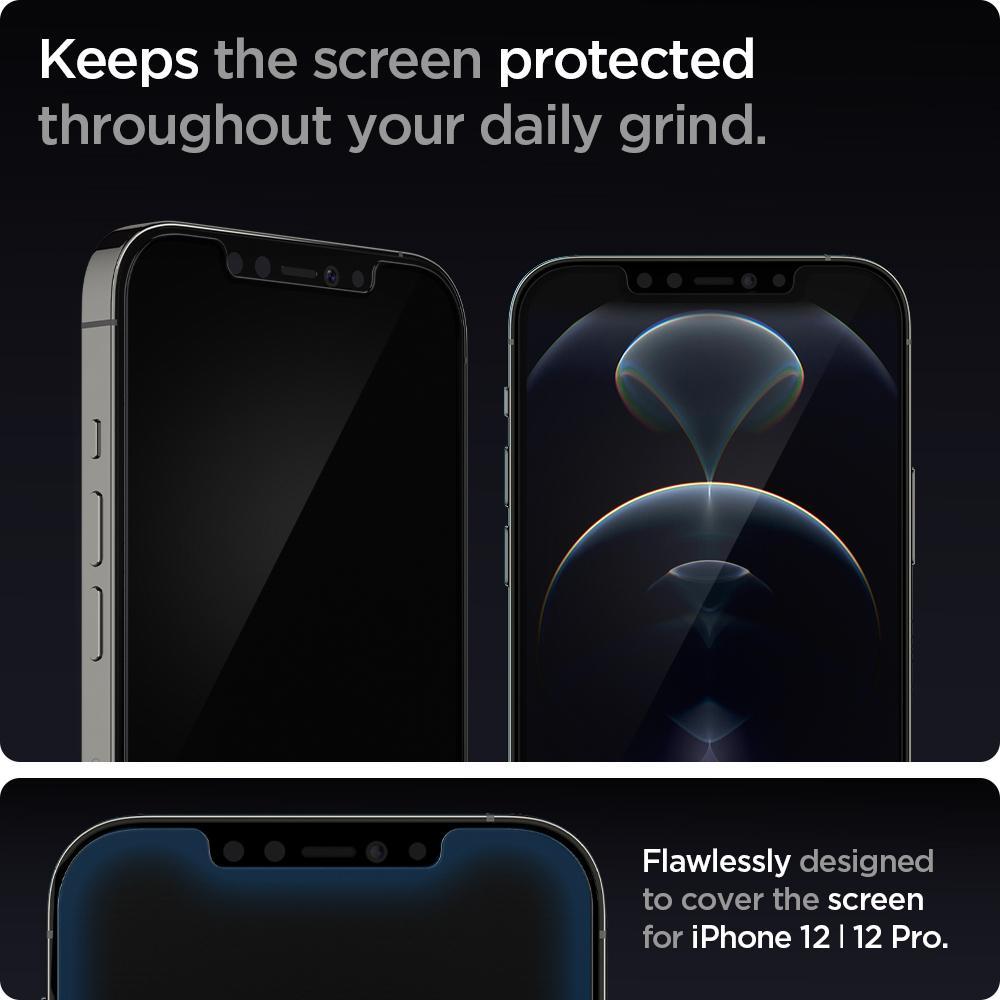 Screen Protector GLAS.tR EZ Fit (2 Stück) iPhone 12/12 Pro