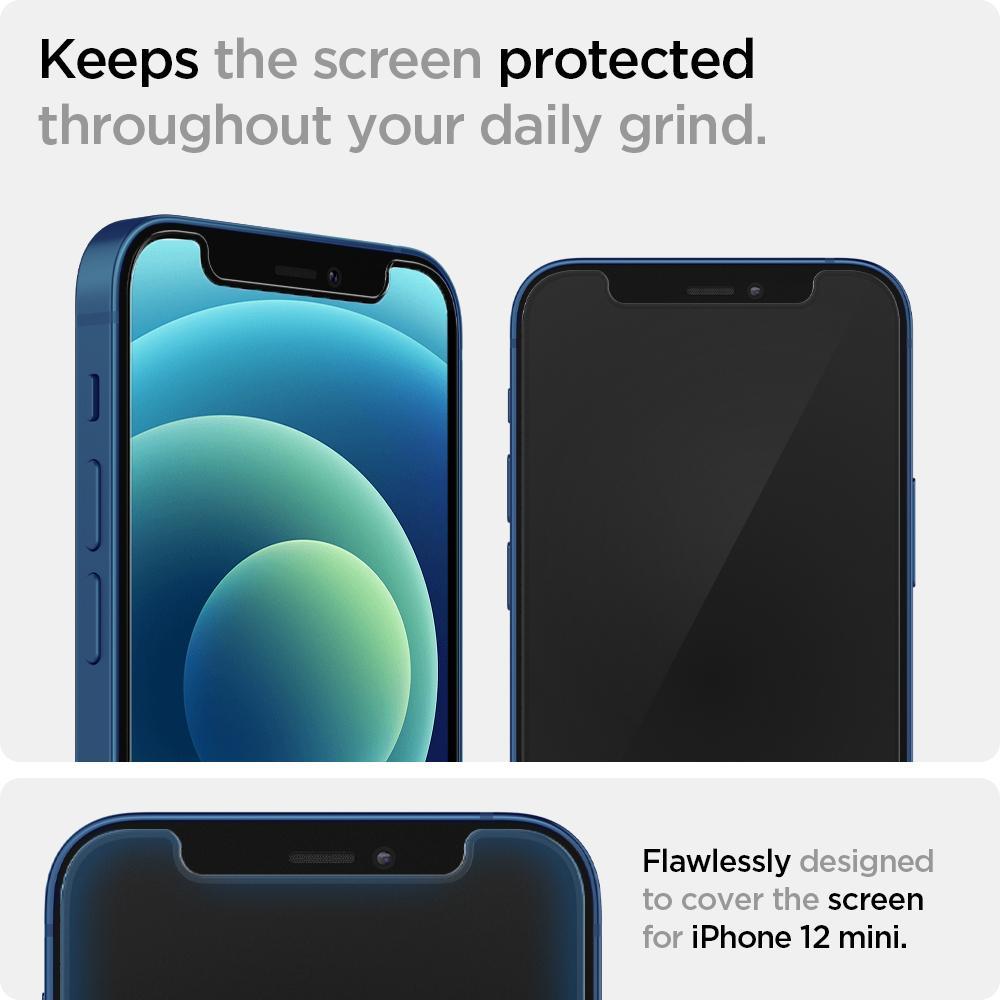 Screen Protector GLAS.tR EZ Fit (2 Stück) iPhone 12 Mini