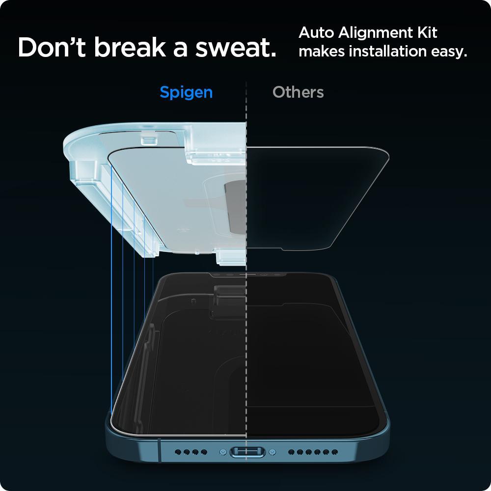 Screen Protector GLAS.tR EZ Fit (2 Stück) iPhone 12 Pro Max