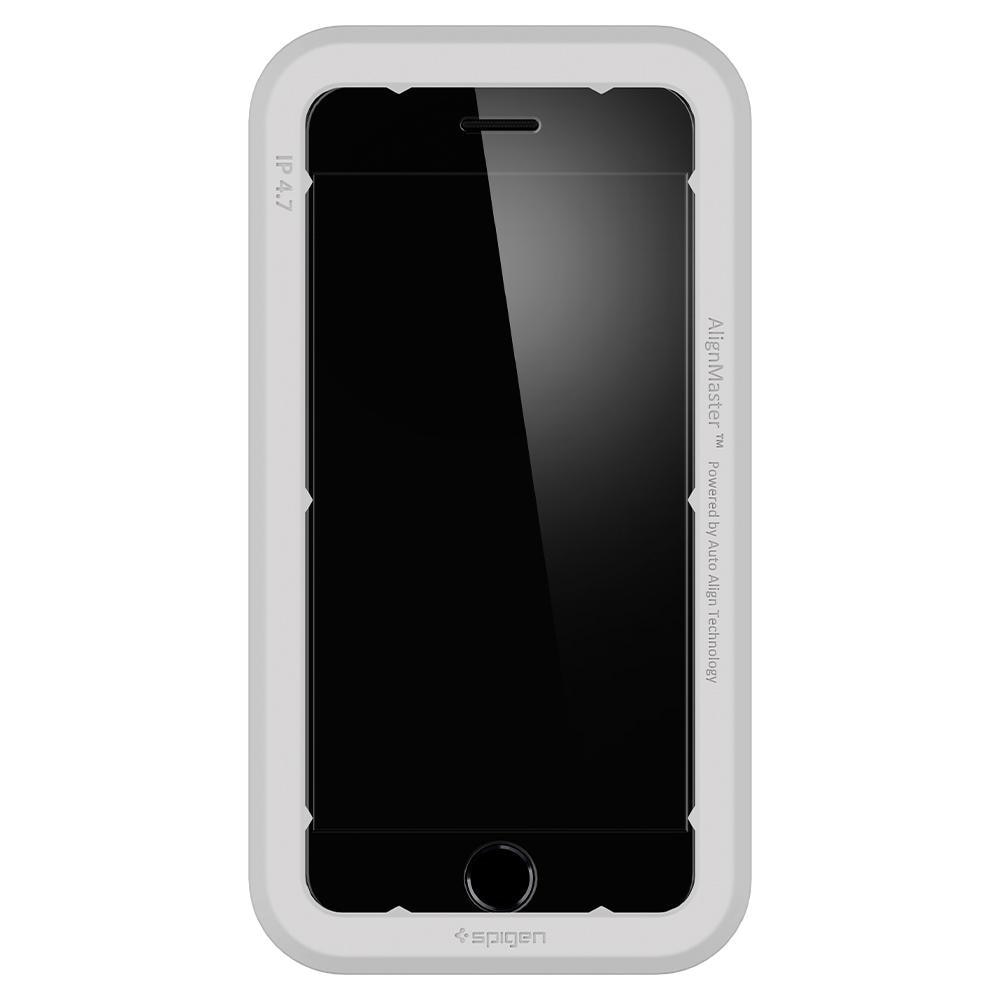 AlignMaster GLAS.tR Full Cover iPhone SE (2020) schwarz