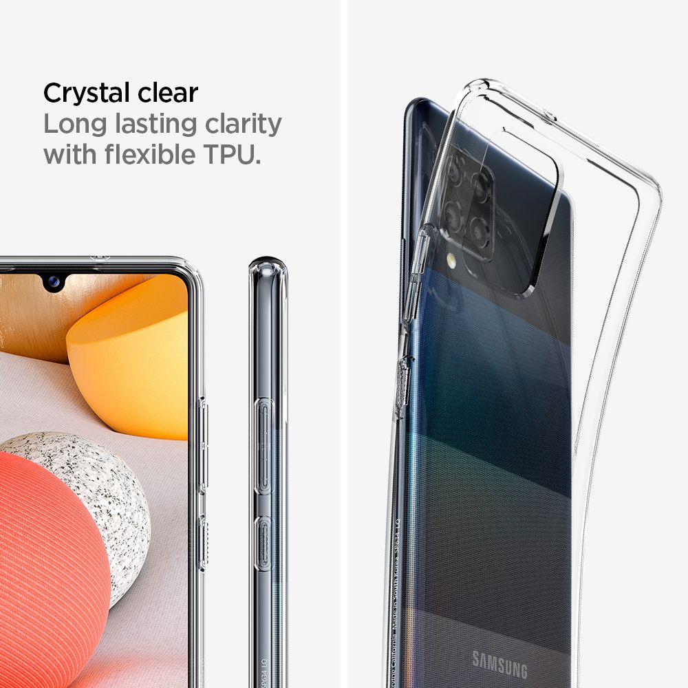 Case Liquid Crystal Samsung Galaxy A42 Clear