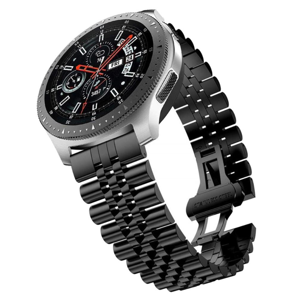 Universal Samsung Galaxy Watch/Huawei Watch Stainless Steel Bracelet Black