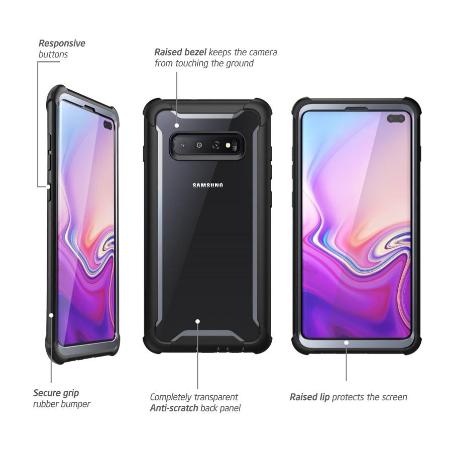 Ares Clear Case Samsung Galaxy S10 Plus Black