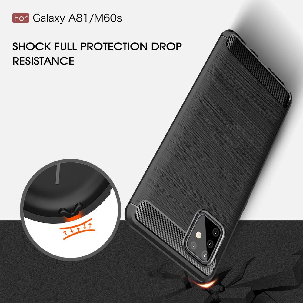 Brushed TPU Case Samsung Galaxy Note 10 Lite Black