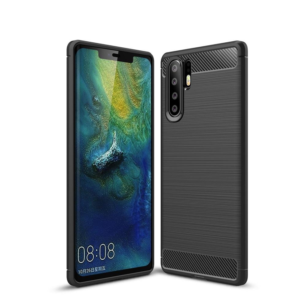 Huawei P30 Pro Hülle TPU Brushed Schwarz