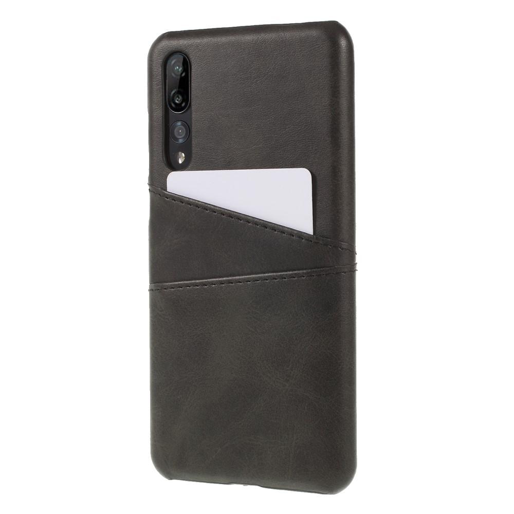 Card Slots Case Huawei P20 Pro Black