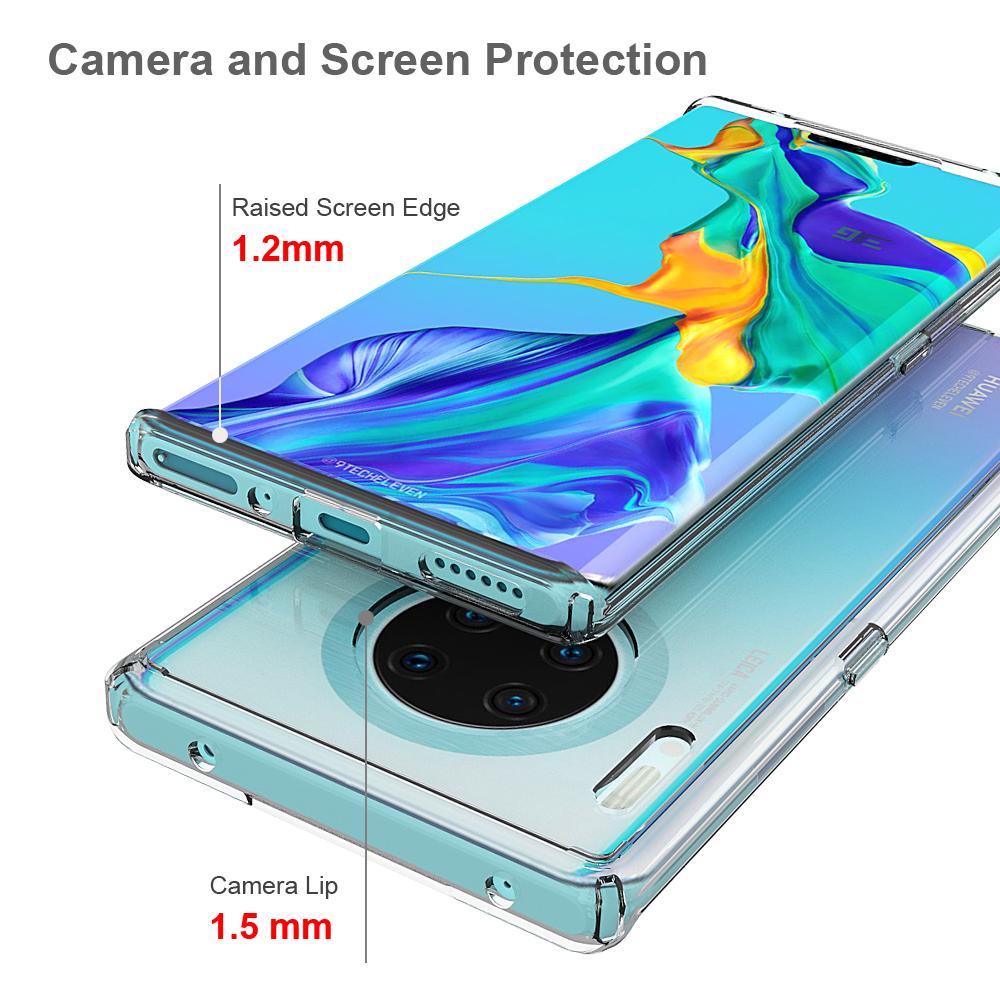 Huawei Mate 30 Pro hybride Handyhülle Crystal Hybrid, durchsichtig