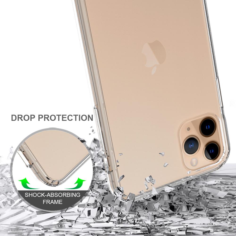 iPhone 11 Pro Max hybride Handyhülle Crystal Hybrid, durchsichtig